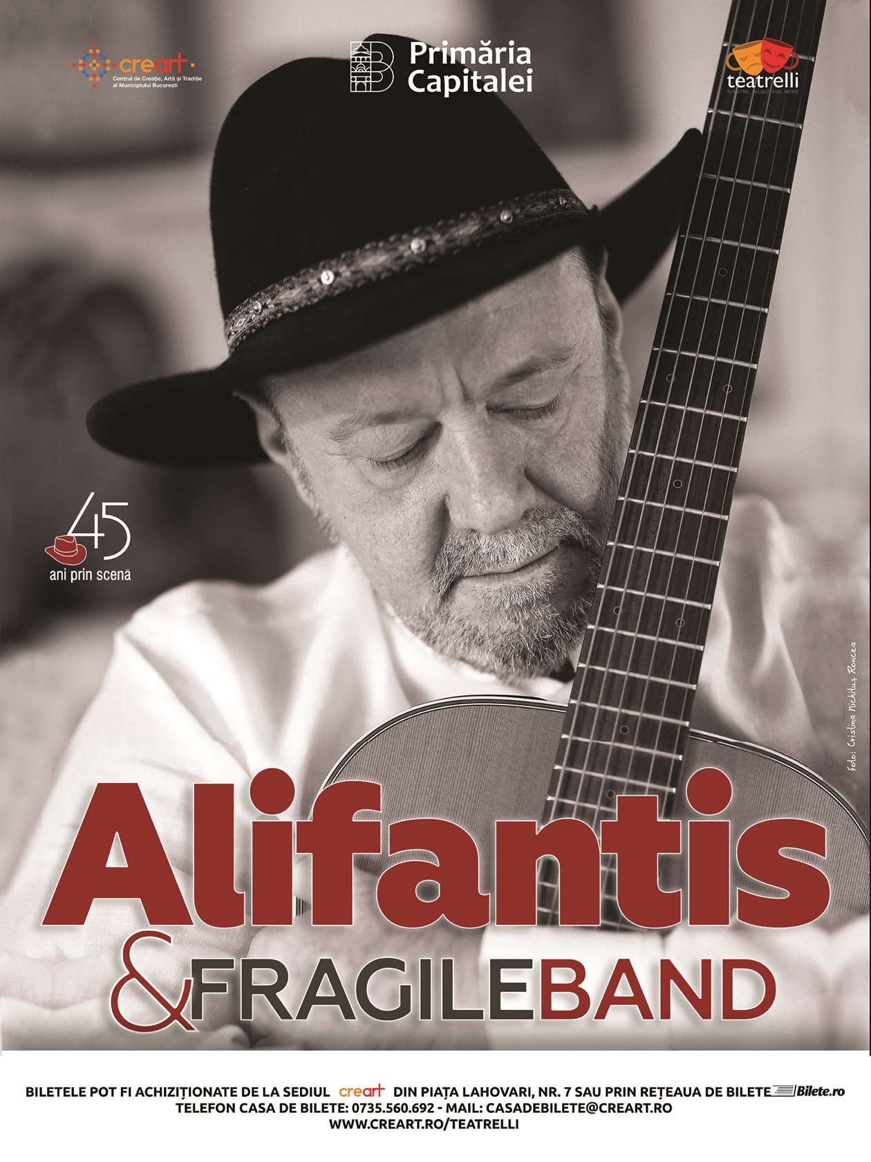 Concert Nicu Alifantis & Fragile Band